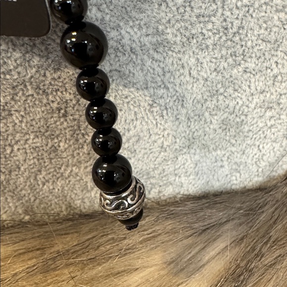 Jean Claude Black Beaded Necklace - Picture 7 of 8